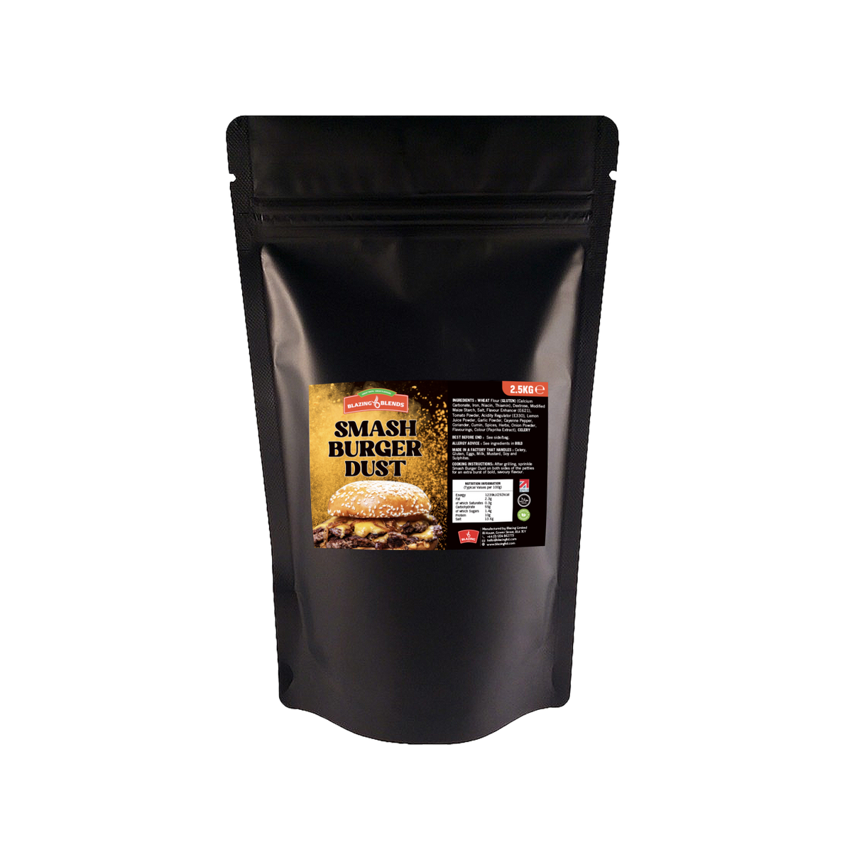 Blazing Smash Burger Seasoning Dust 2.5kg