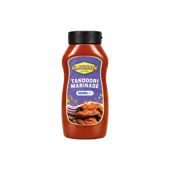 Blazing Tandoori Marinade Sauce 520ml for Chicken, Meat and Vegetables
