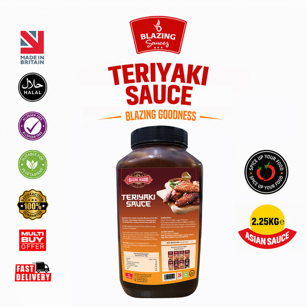 Blazing Teriyaki Sauce 2.25kg – Wholesale Japanese Style Glaze & Marinade