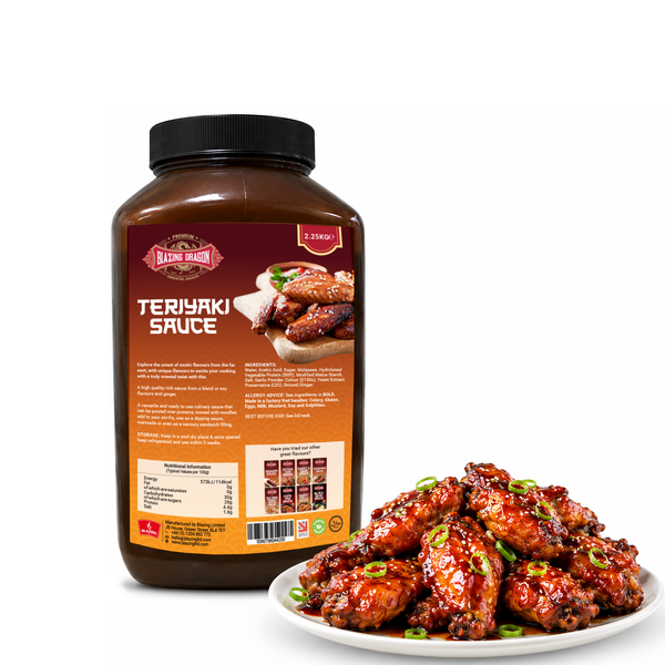 Blazing Teriyaki Sauce 2.25kg – Wholesale Japanese Style Glaze & Marinade