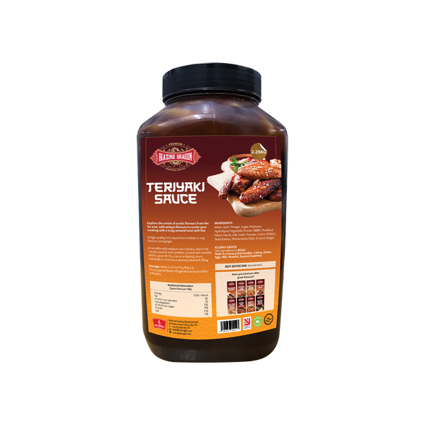 Blazing Teriyaki Sauce 2.25kg – Wholesale Japanese Style Glaze & Marinade