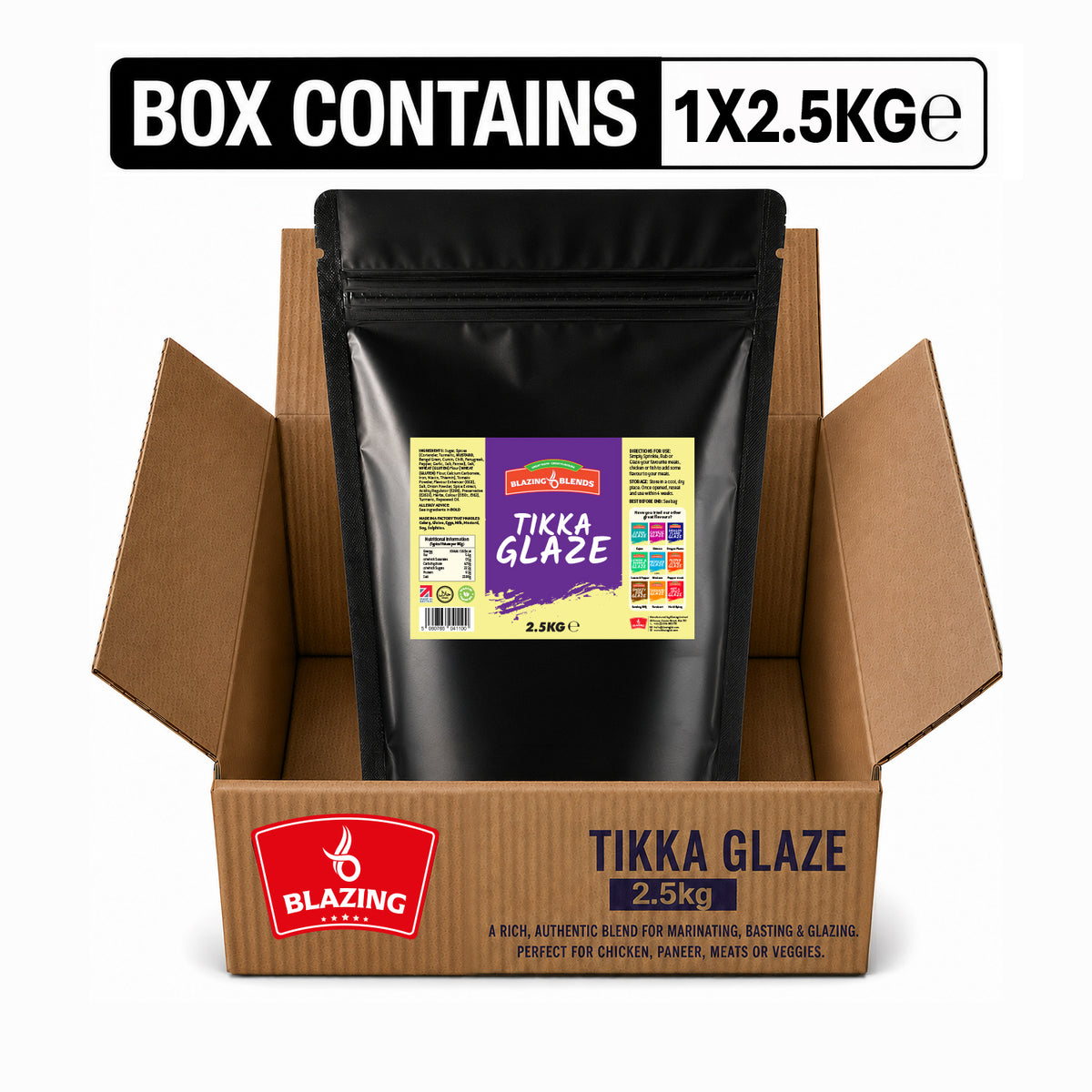 Tikka Glaze 2.5kg – Indian Style Tikka Glaze for Chicken & Grill Dishes