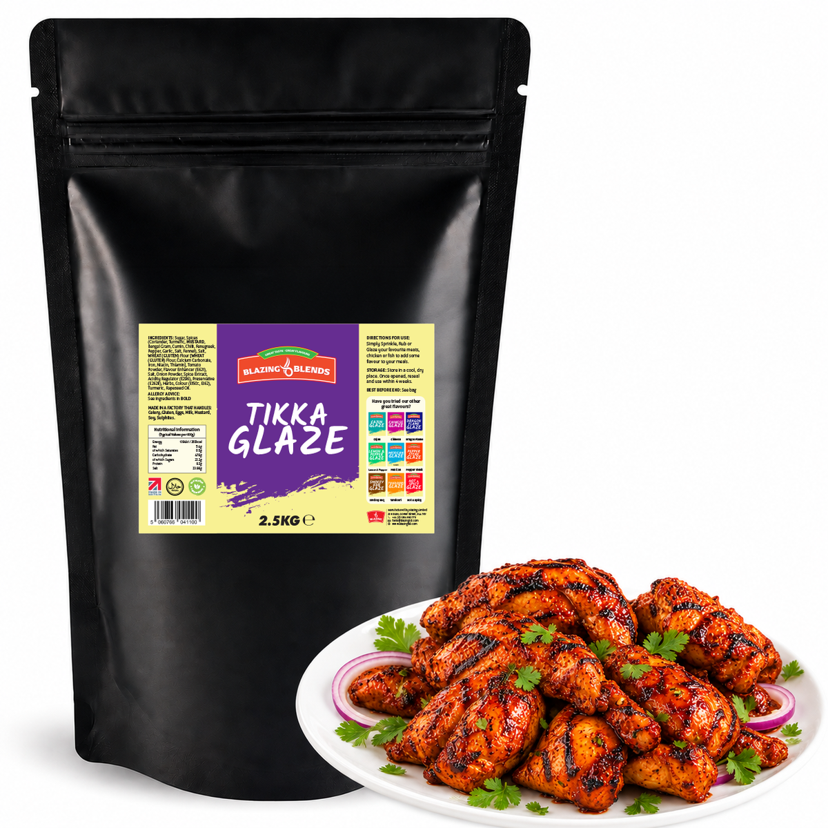 Tikka Glaze 2.5kg – Indian Style Tikka Glaze for Chicken & Grill Dishes