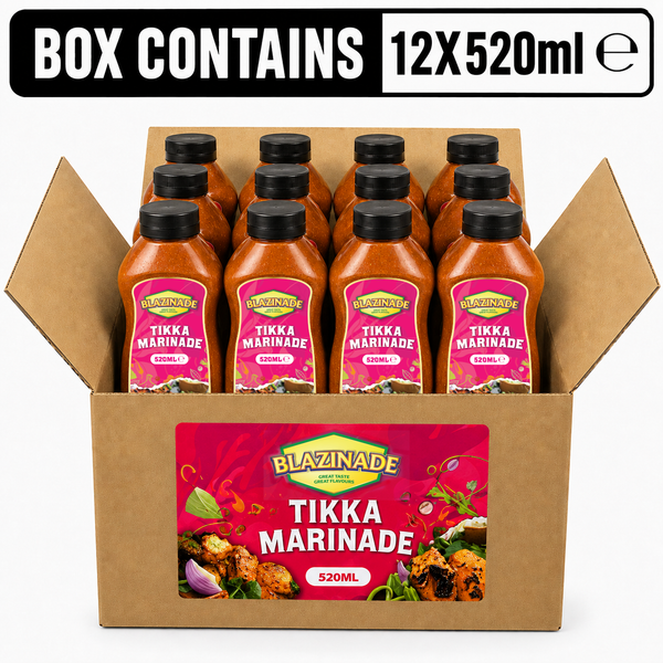 Blazing Tikka Marinade Sauce 520ml for Chicken, Meat and Vegetables