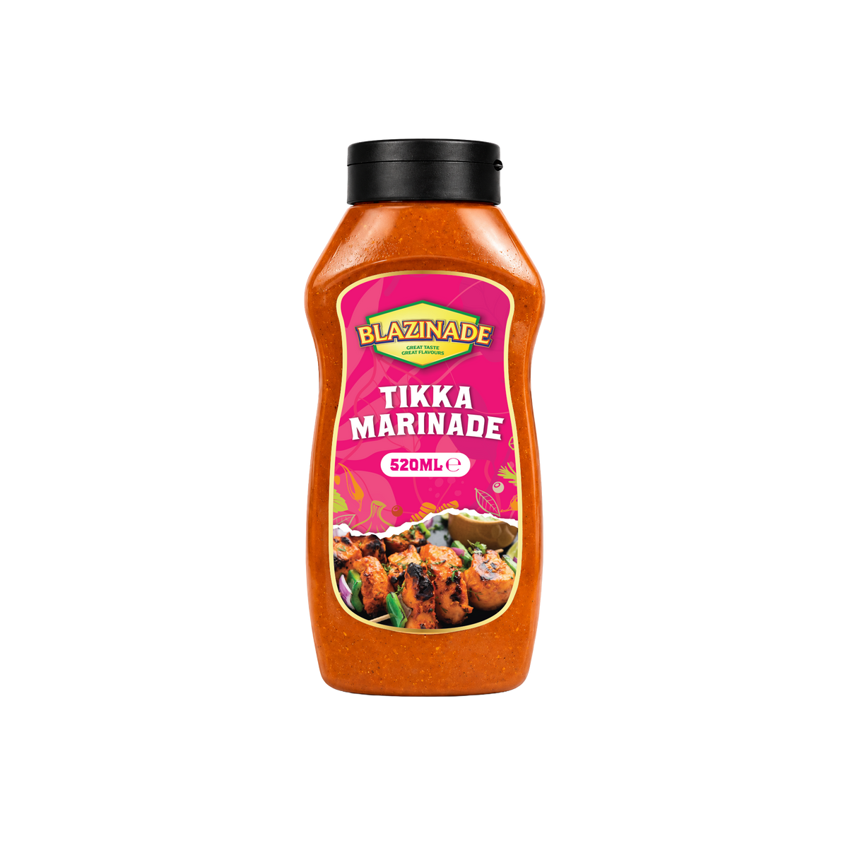 Blazing Tikka Marinade Sauce 520ml for Chicken, Meat and Vegetables