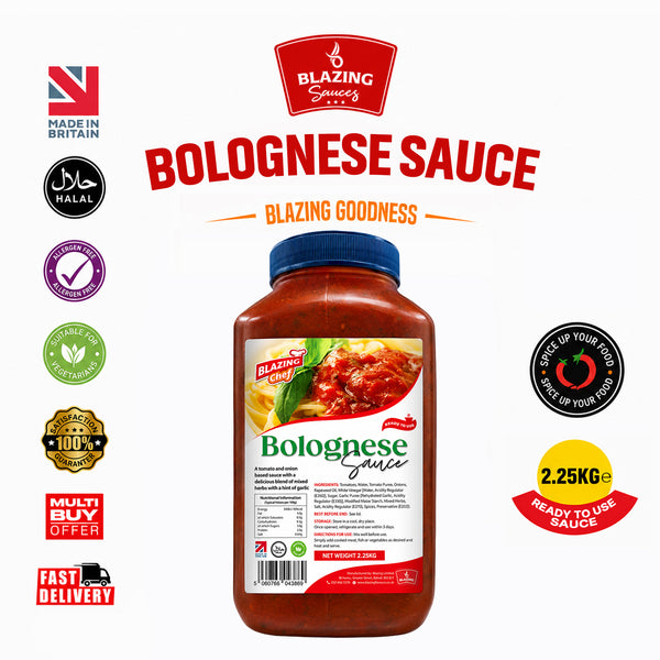 Blazing Bolognese Sauce 2.25kg, Classic Italian-Style Ready-to-Use Cooking Sauce