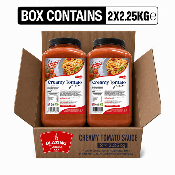 Blazing Creamy Tomato Pasta Sauce 2.25kg, Rich Ready-to-Use Cooking Sauce