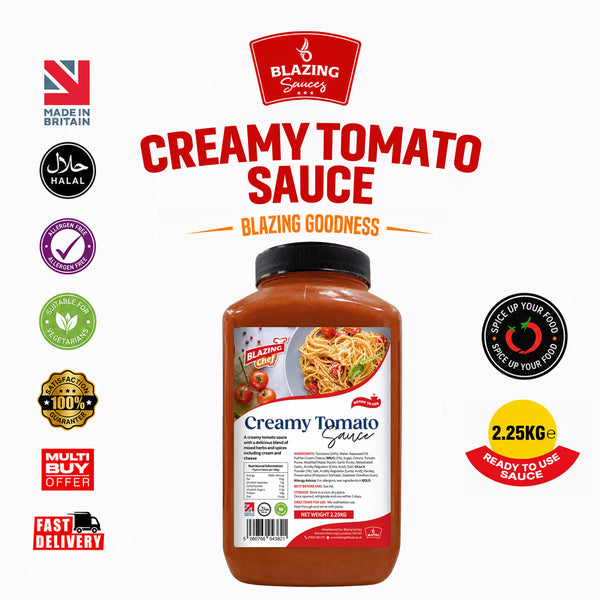 Blazing Creamy Tomato Pasta Sauce 2.25kg, Rich Ready-to-Use Cooking Sauce