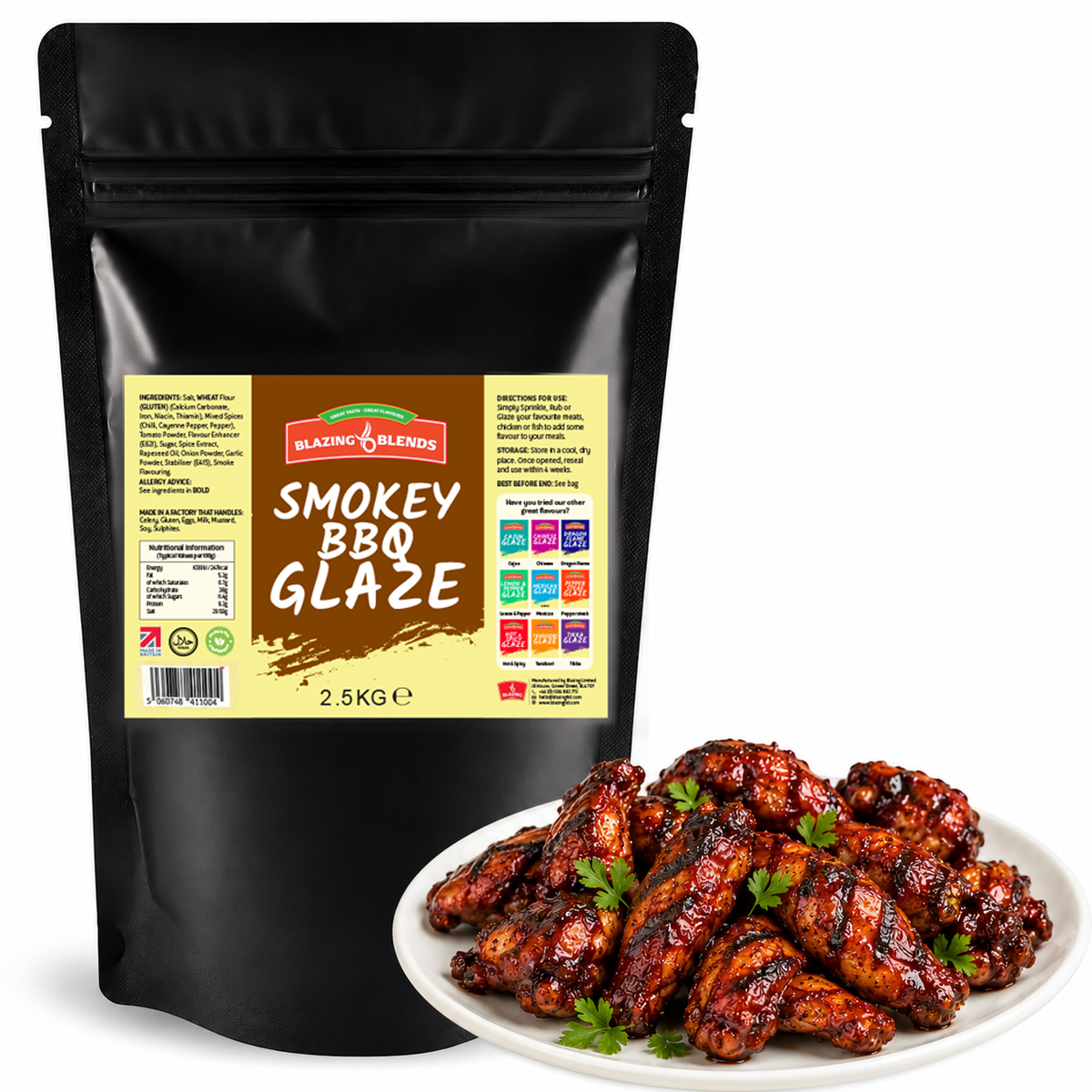 Smoke BBQ Glaze 2.5kg – Smoky BBQ Wing & Grill Glaze for Catering