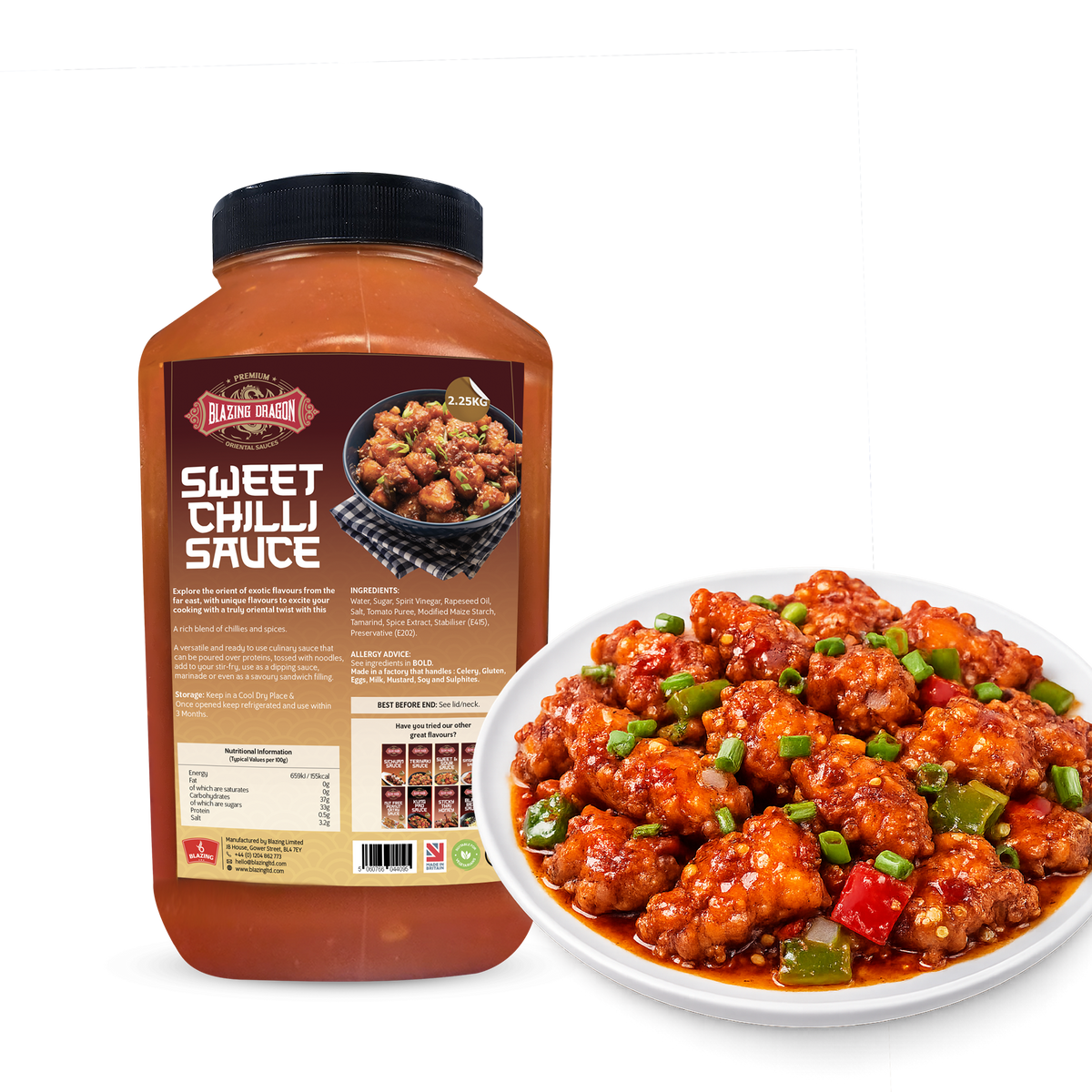 Blazing Sweet Chilli Sauce 2.25kg – Wholesale Sweet & Spicy Dipping Sauce