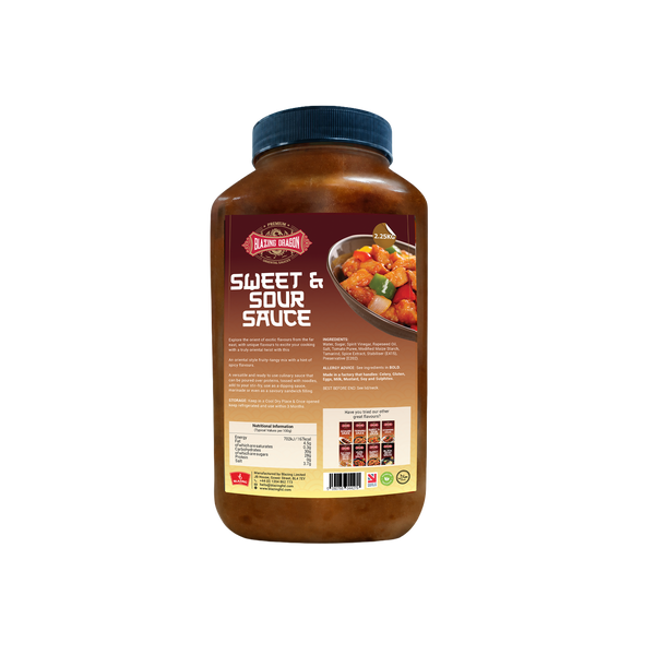 Blazing Sweet & Sour Sauce 2.25kg – Wholesale Chinese Style Cooking Sauce