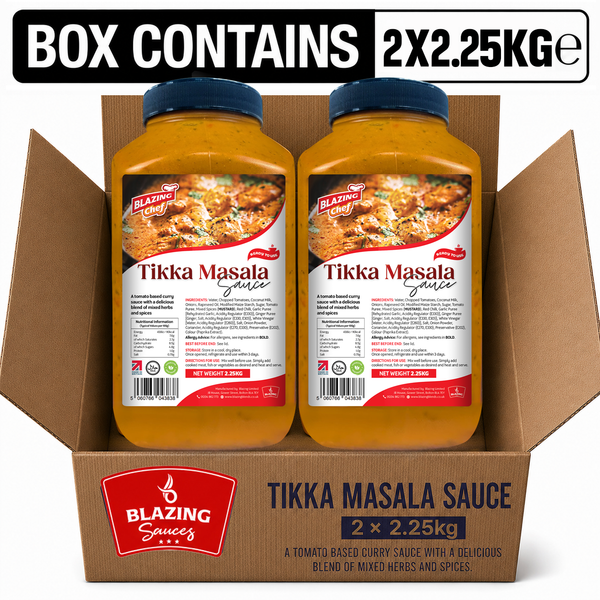 Blazing Tikka Masala Sauce 2.25kg, Creamy & Spiced Ready-to-Use Curry Sauce