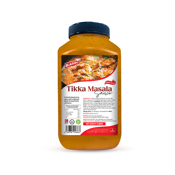 Blazing Tikka Masala Sauce 2.25kg, Creamy & Spiced Ready-to-Use Curry Sauce