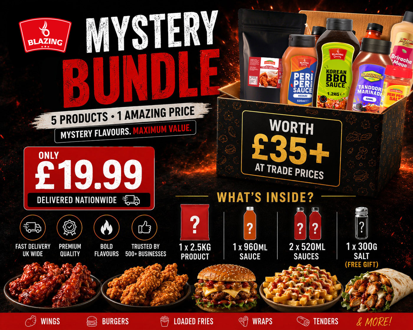 BLAZING MYSTERY BUNDLE - ONLY £19.99 DELIVERED NATIONWIDE