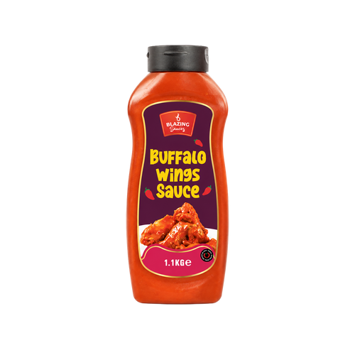 Blazing Buffalo Wings Sauce 1.1KG, Classic Spicy Wing Sauce, Dip and Dressing