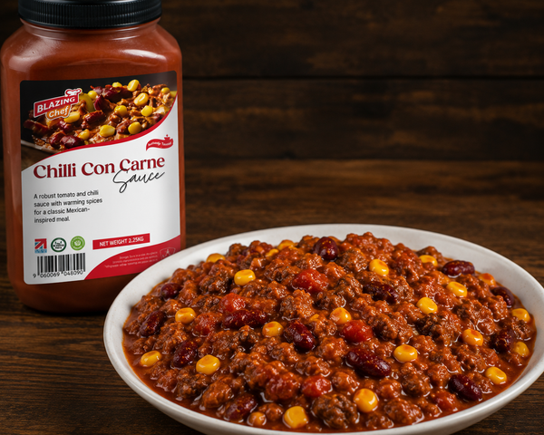 Blazing Chilli Con Carne Sauce 2.25kg, Bold & Spicy Ready-to-Use Cooking Sauce