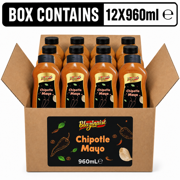 Blazing Chipotle Mayo Sauce 960ml, Smoky and Creamy Chilli Mayo