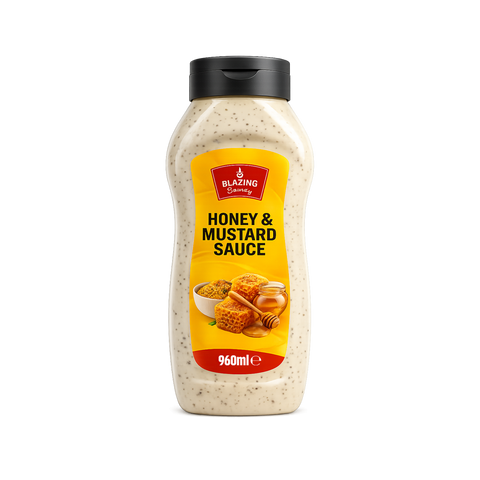 Blazing Honey Mustard Mayonnaise 960ml, Creamy Sweet and Tangy Sauce