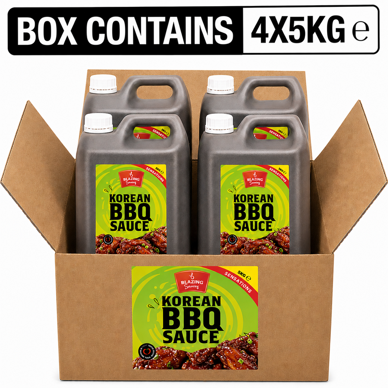 Blazing Korean BBQ Sauce 5kg, Sweet and Smoky Asian Glaze