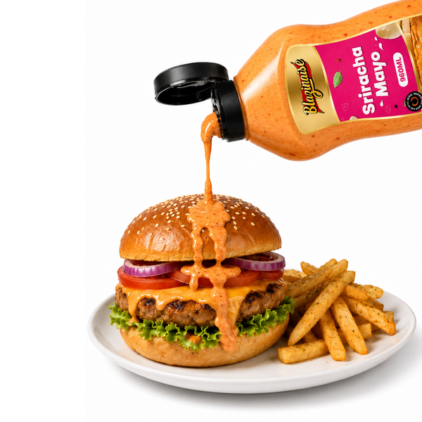 Peri Peri Sriracha Mayo 960ml, Spicy Chilli Garlic Mayonnaise, Dip and Dressing