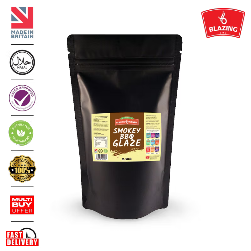 Smoke BBQ Glaze 2.5kg – Smoky BBQ Wing & Grill Glaze for Catering