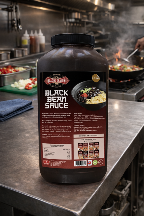 Blazing Black Bean Sauce 2.25kg – Wholesale Chinese Style Stir Fry Sauce