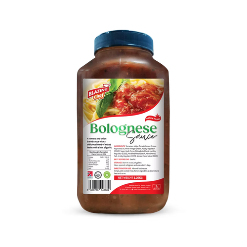 Blazing Bolognese Sauce 2.25kg, Classic Italian-Style Ready-to-Use Cooking Sauce