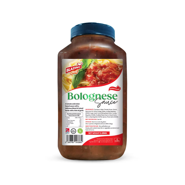 Blazing Bolognese Sauce 2.25kg, Classic Italian-Style Ready-to-Use Cooking Sauce