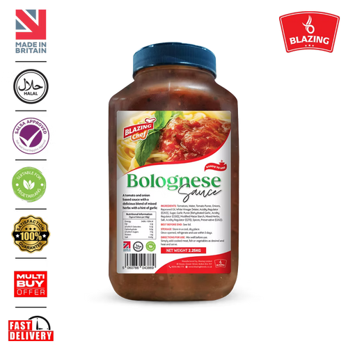 Blazing Bolognese Sauce 2.25kg, Classic Italian-Style Ready-to-Use Cooking Sauce