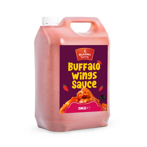 Blazing Buffalo Wings Sauce 5kg, Classic Spicy Wing Sauce, Dip and Dressing