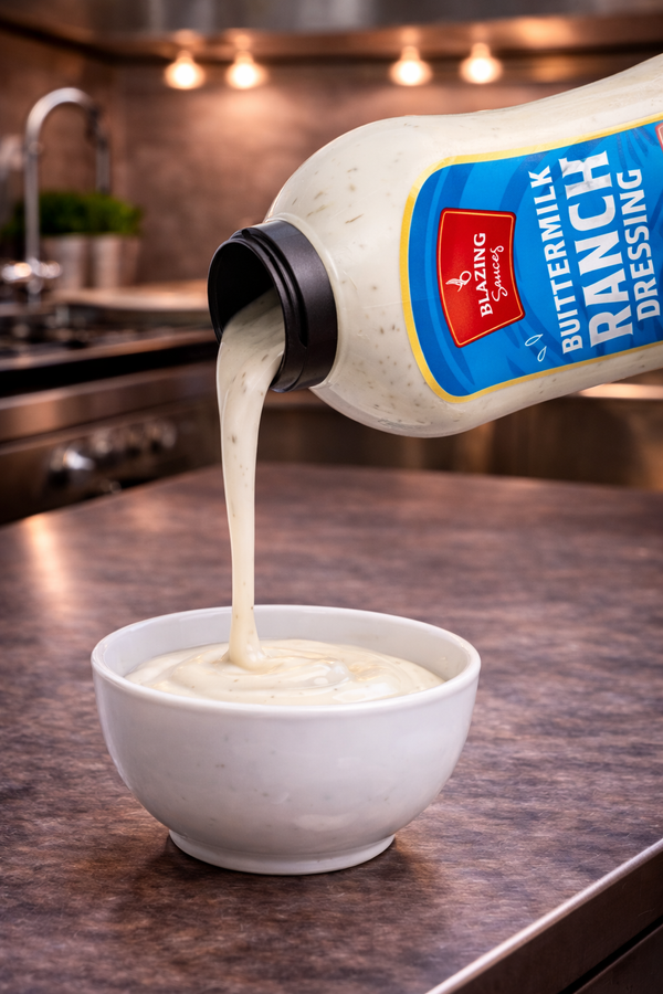 Blazing Buttermilk Ranch Dressing 960ml, Creamy and Tangy Classic Dip