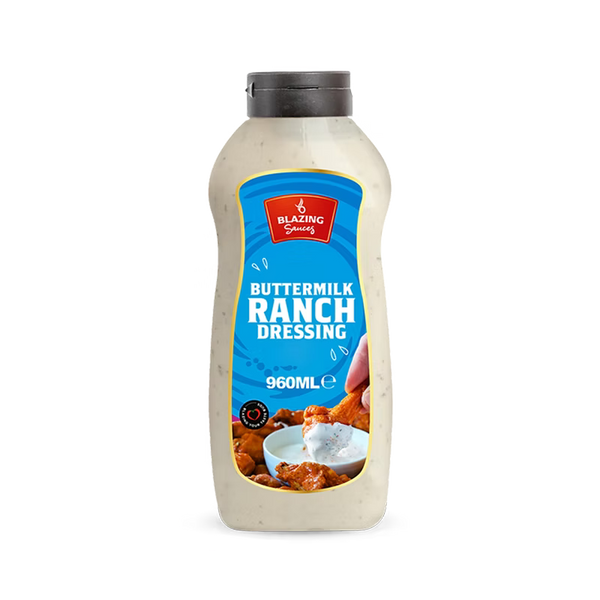 Blazing Buttermilk Ranch Dressing 960ml, Creamy and Tangy Classic Dip