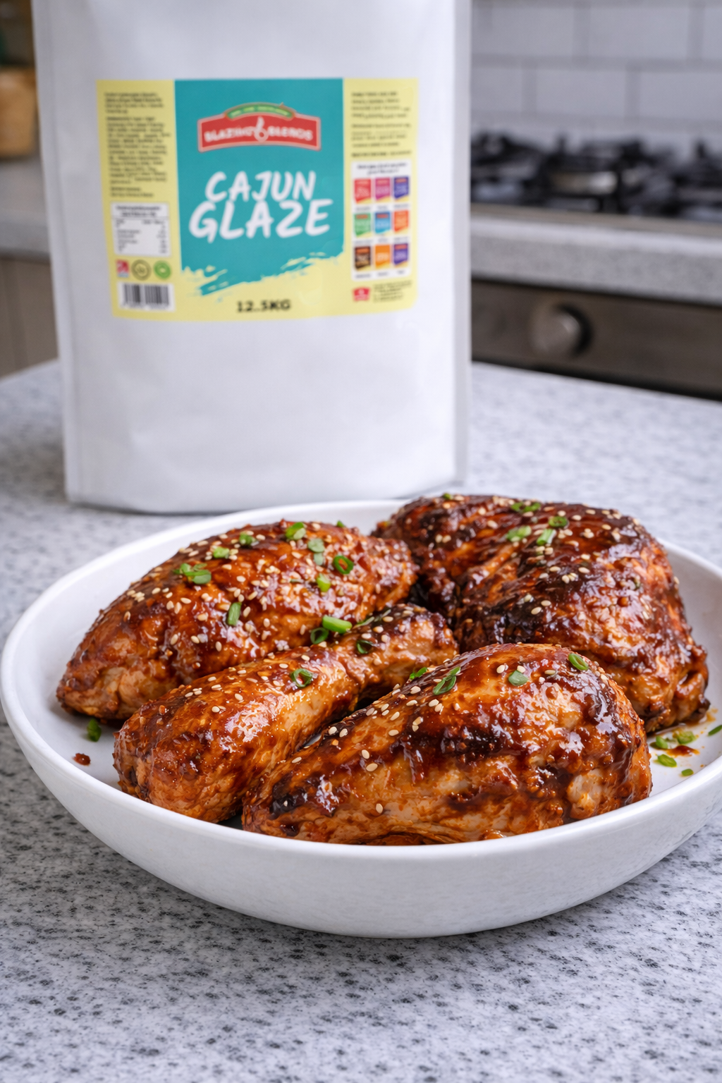 Cajun Glaze Sauce 12.5kg – Bulk Cajun Wing & BBQ Sauce for Catering