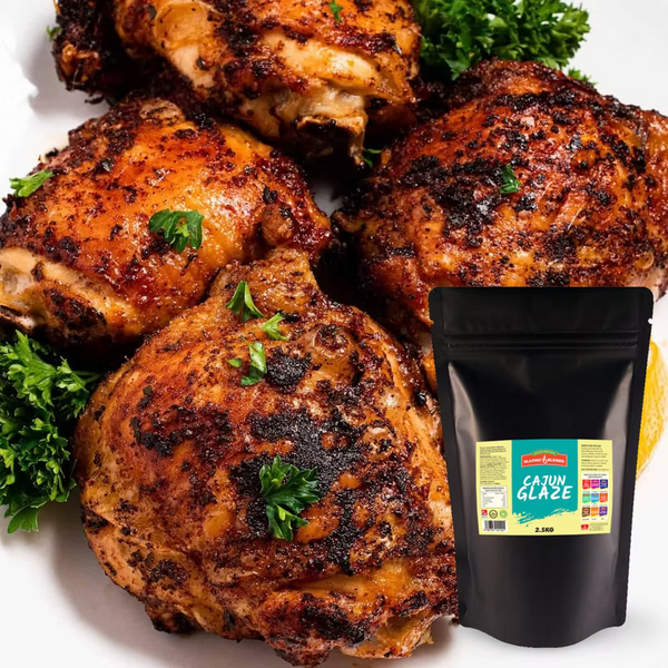 Cajun Glaze Sauce 2.5kg – Smoky Cajun Wing & Chicken Glaze for Catering