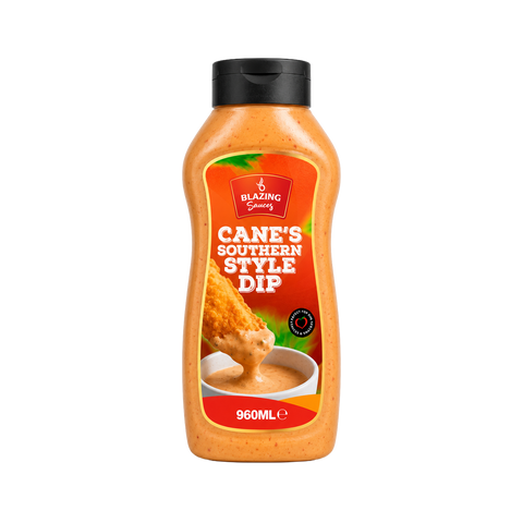 Blazing Cane's Southern Style Dipping Sauce 960ml, Creamy Sauce for Chicken and Burgers