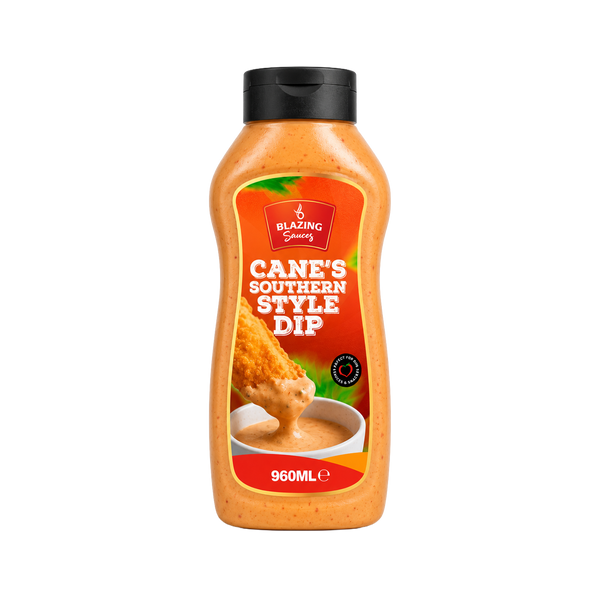 Blazing Cane's Southern Style Dipping Sauce 960ml, Creamy Sauce for Chicken and Burgers