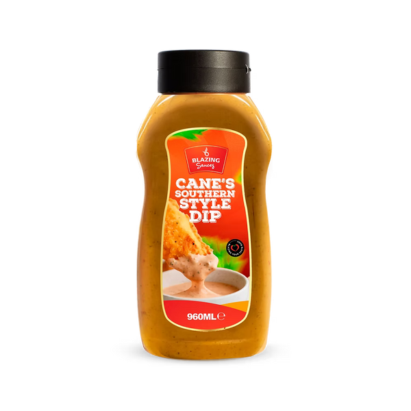 Blazing Cane's Southern Style Dipping Sauce 960ml, Creamy Sauce for Chicken and Burgers