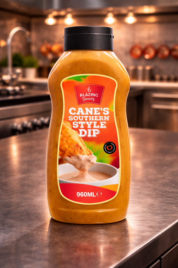 Blazing Cane's Southern Style Dipping Sauce 960ml, Creamy Sauce for Chicken and Burgers