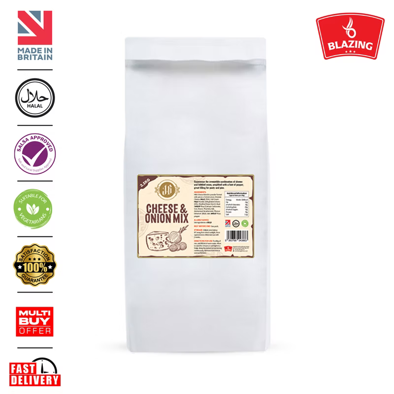 Blazing Cheese & Onion Mix 7kg – Crispy Coating & Seasoning (3.5kg x 2 Bags)