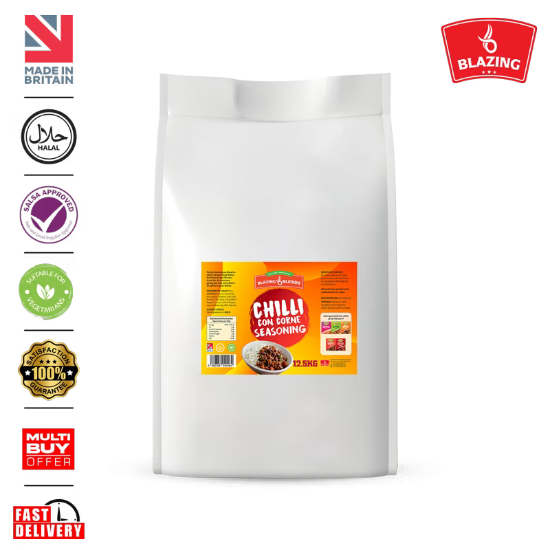 Chilli Con Carne Seasoning Mix 12.5kg – Bulk Mexican Spice Blend for Catering & Foodservice