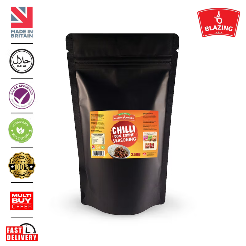 Chilli Con Carne Seasoning Mix 2.5kg – Authentic Mexican Spice Blend for Catering & Takeaways