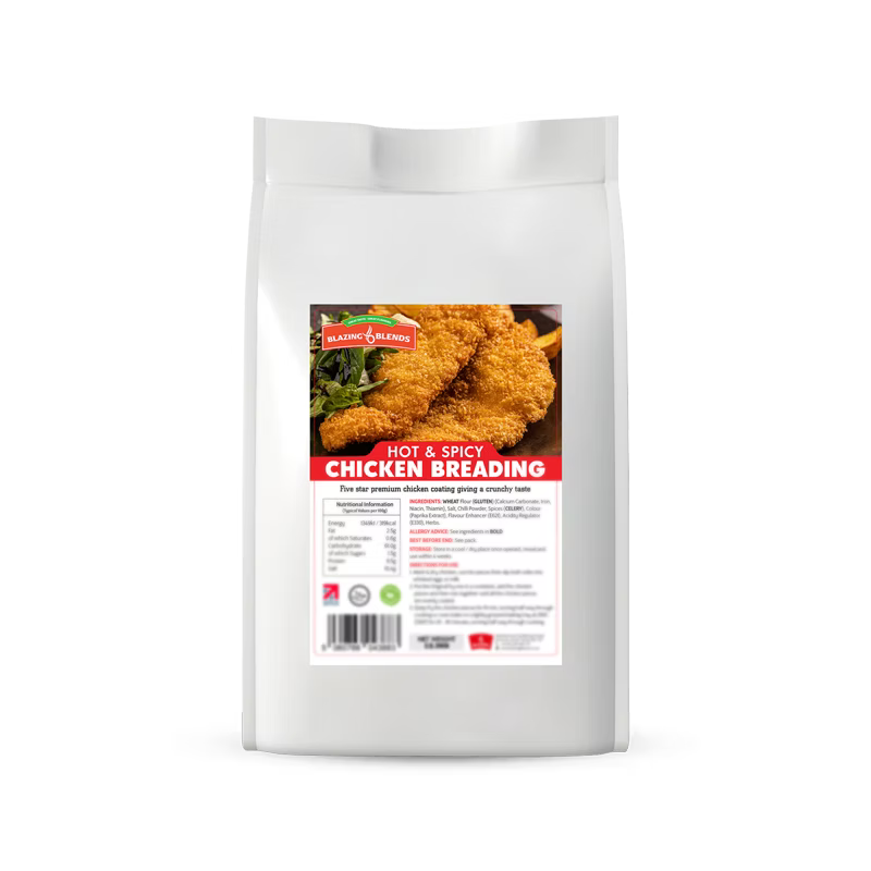 Blazing Hot & Spicy Chicken Breading 12.5kg – Crispy Spicy Chicken Coating