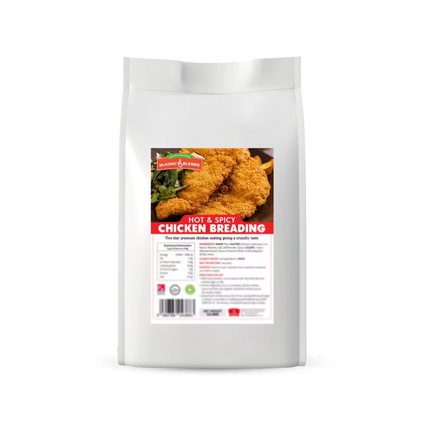 Blazing Hot & Spicy Chicken Breading 12.5kg – Crispy Spicy Chicken Coating