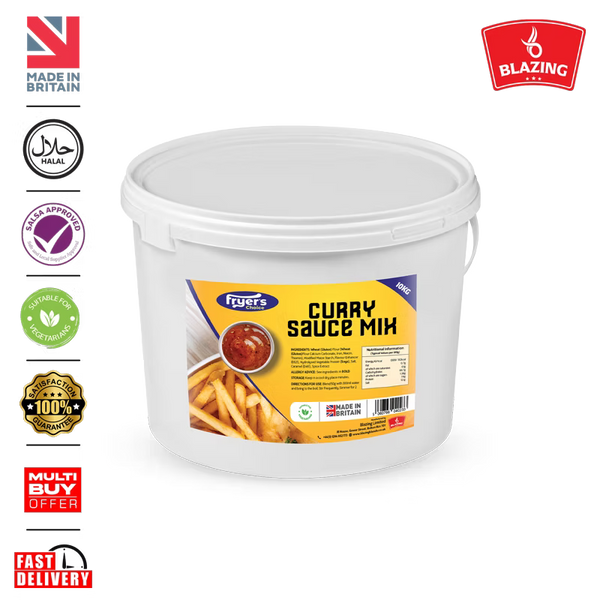 Blazing Curry Sauce Mix 10kg – Authentic Takeaway Style Curry Sauce Base