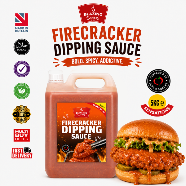 Blazing Firecracker Dipping Sauce 5kg, Bold and Spicy Kick