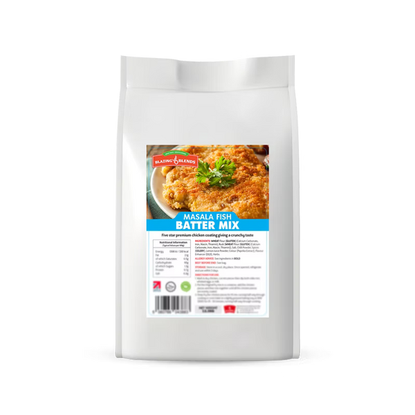 Blazing Fish Masala Batter Mix 12.5kg – Crispy Spiced Fish Batter