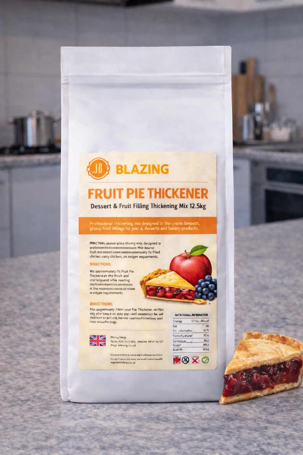 Fruit Pie Thickener – Dessert & Fruit Filling Thickening Mix (12.5kg)