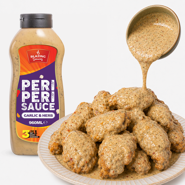 Garlic & Herb Peri Peri Sauce 960ml, Mild Zesty Chilli Marinade