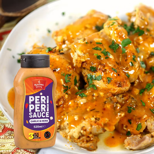 Garlic & Herb Peri Peri Sauce 520ml, Mild Zesty Chilli Marinade