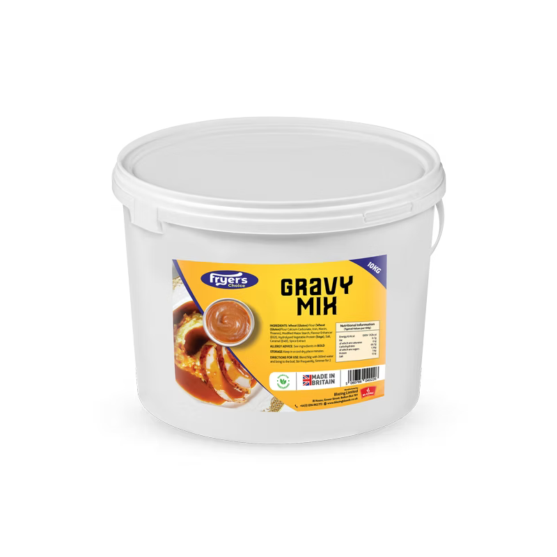Blazing Gravy Mix 10kg – Rich Takeaway Style Gravy Sauce Base